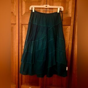 Koko-Nut Kids Girl’s 12 Hippie Bohemian Boho Granola Cotton Asymmetrical Skirt